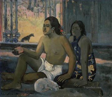  Gauguin Oil Painting - Eiaha Ohipa Not Working Post Impressionism Primitivism Paul Gauguin